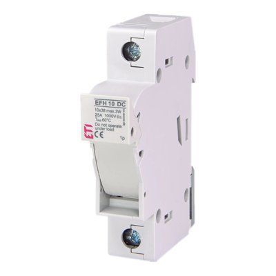 Роз'єднувач запобіжника ETI EFH 10 1P 25A 1000V DC