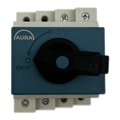 Вимикач навантаження AURA YRDS1DB/N32/2 Isolator Switch 2P 32A 600Vdc/9A 1000Vdc
