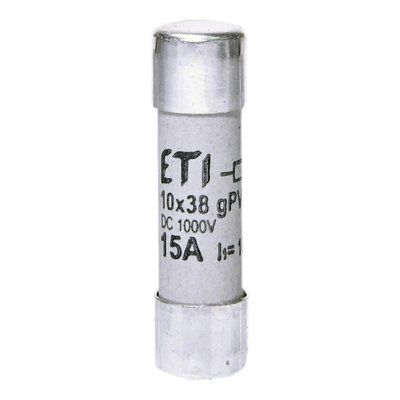Запобіжник ETI CH 10x38 gPV 20A 1000V 30kA