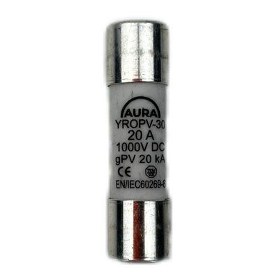 Запобіжник AURA YROPV-30 Fuse link 20A 1000V DC