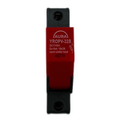 Роз'єднувач запобіжника  AURA YROPV-32B Fuse RED 32A 1P